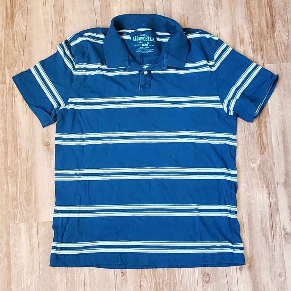 Aeropostale blue polo